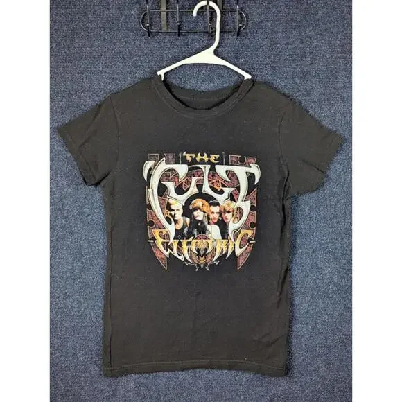 The Cult Electric Summer 87 Retro style Band Tee Wm L Babydoll Fit Rock Grunge - Picture 2 of 6